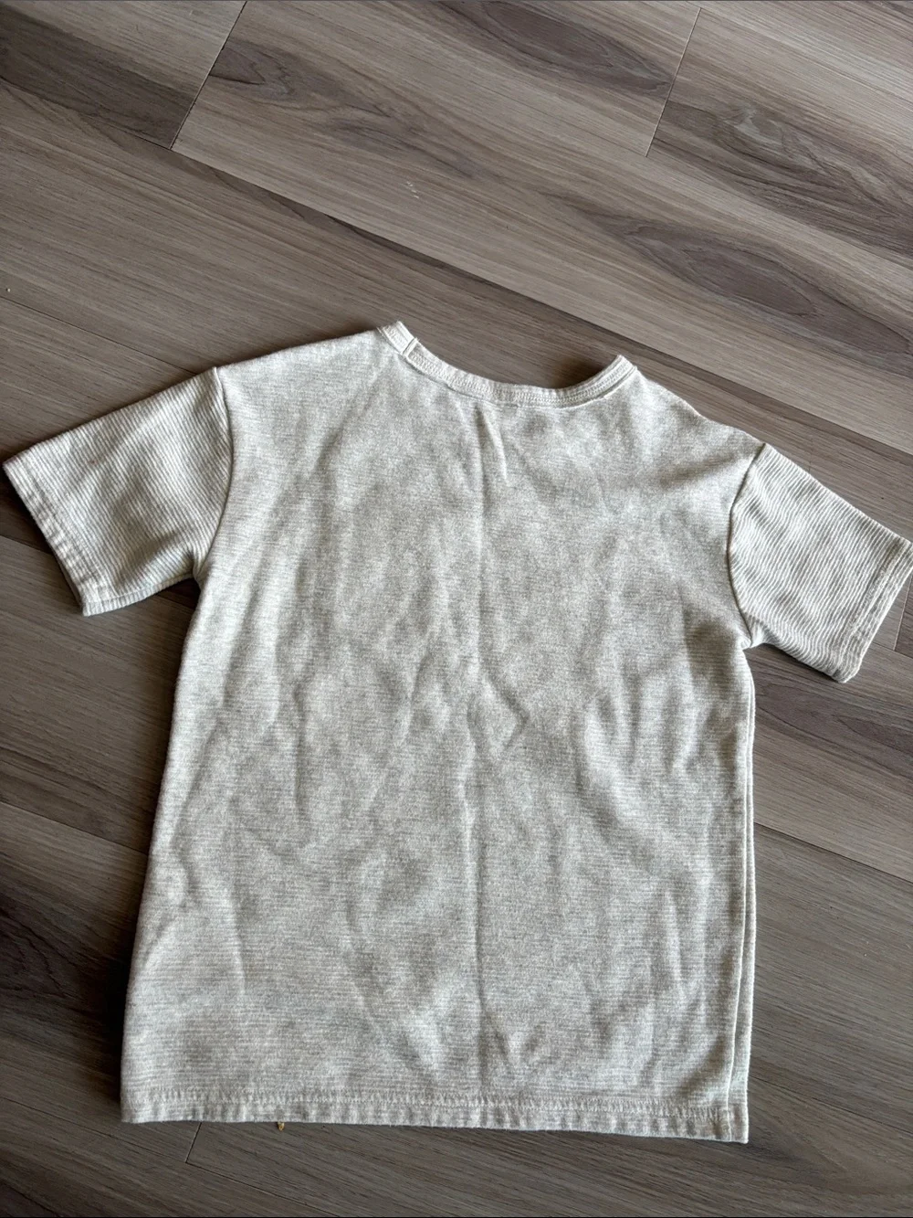 OshKosh B'gosh Cream Short Sleeve Pocket Tee